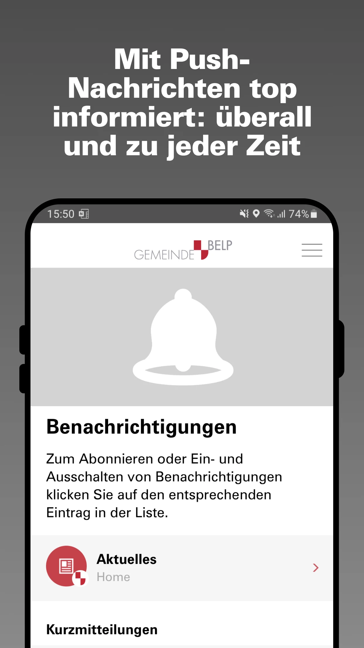 Gemeinde Belp screenshot